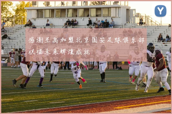 感谢王禹加盟北京国安足球俱乐部祝福未来辉煌成就
